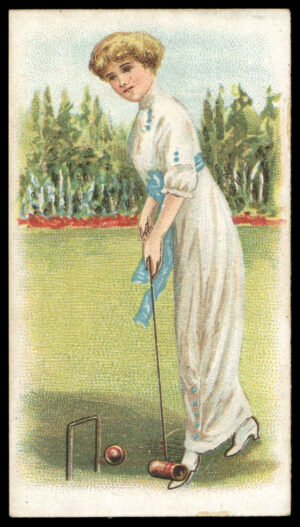 Wills Overseas - 'Sporting Girls' (1913) - Croquet