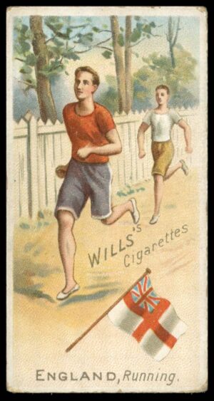Wills - 'Sports of All Nations (Birds Eye)' (1900) - England - Running