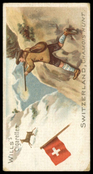 Wills - 'Sports of All Nations (Gold Flake)' (1900) - Switzerland - Chamois Hunt