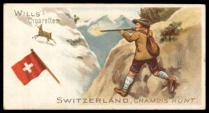 Wills - 'Sports of All Nations' (1900) - Switzerland - Chamois Hunt