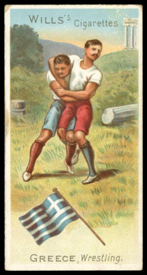 Wills - 'Sports of All Nations' (1900) - Greece- Wrestling