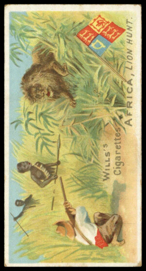 Wills - 'Africa - Lion Hunt' - Sports of All Nations (1900)