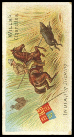 Wills - 'India - Pig Sticking' - Sports of All Nations (1900)