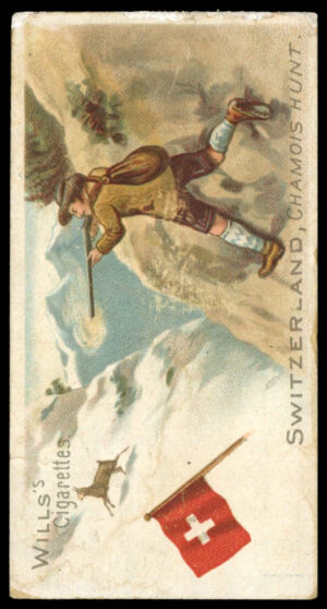 Wills - 'Sports of All Nations (Three Castles)' (1900) - Switzerland - Chamois Hunt