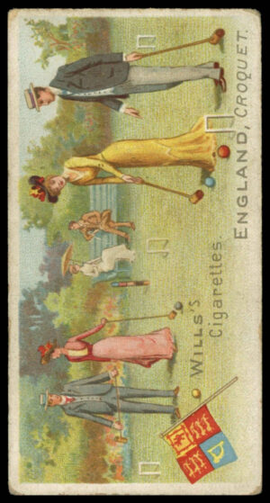 Wills - 'Sports of All Nations (Three Castles)' (1900) - England - Croquet