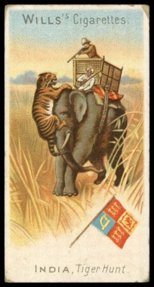 Wills - 'Sports of All Nations (Traveller)' (1900) - India - Tiger Hunt