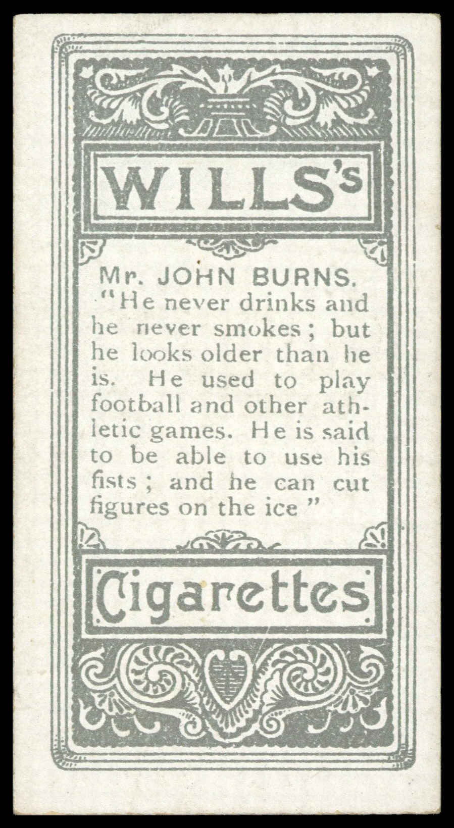 Wills - 'Vanity Fair (S2)' (1902) - Mr. John Burns Wills - 'Vanity Fair (S2)' (1902) - Mr. John Burns
