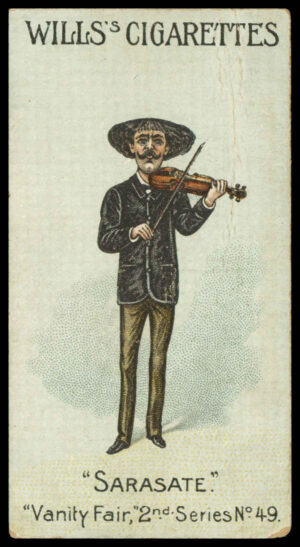 Wills - 'Vanity Fair (S2)' (1902) - Sarasate (Violin)
