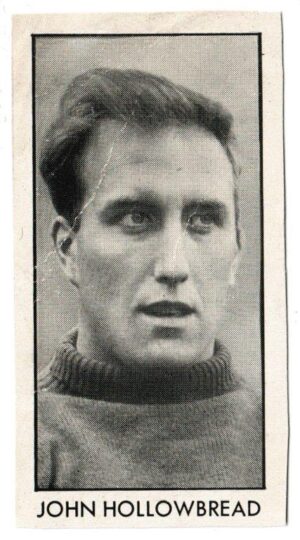 Wizard - 'Football Stars of 1959' (1959) - #1 - John Hollowbread (Tottenham Hotspur)
