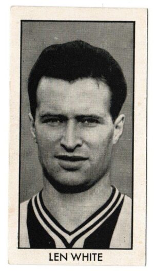 Wizard - 'Football Stars of 1959' (1959) - #10 - Len White (Newcastle United)