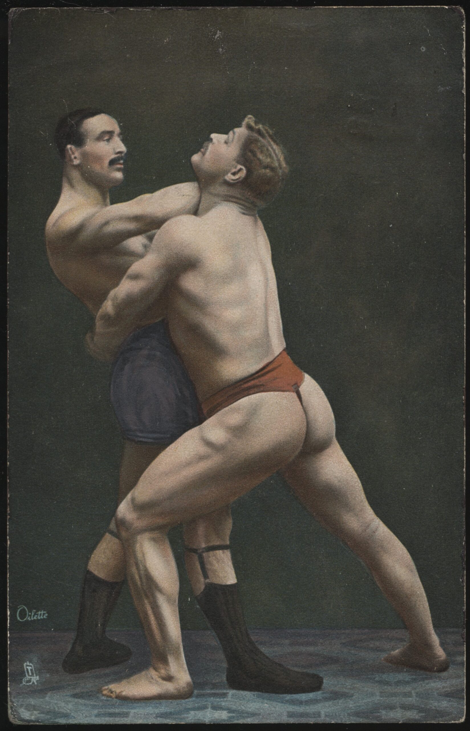 Tuck's - 'The Neck Choke ' (1906) - Used Wrestling Postcard Tuck's - 'The Neck Choke ' (1906) - Used Wrestling Postcard