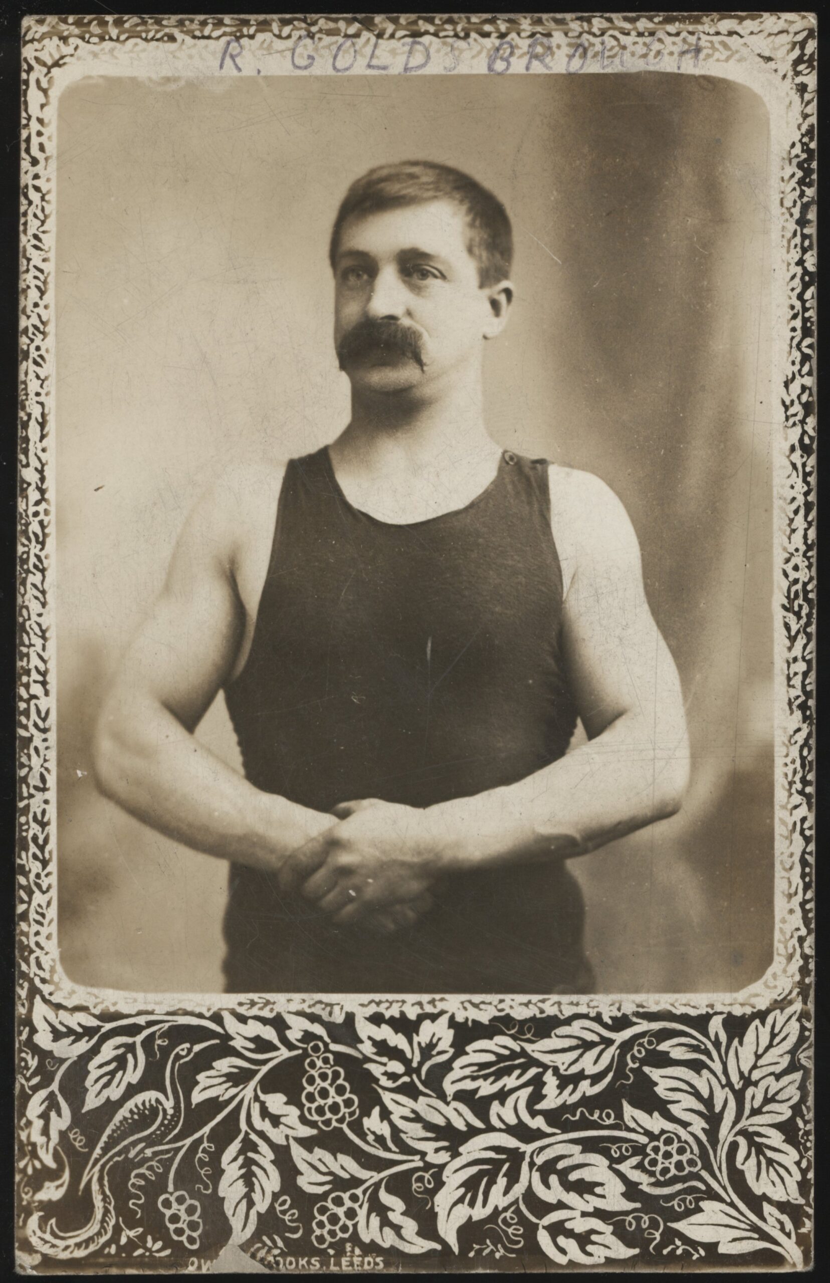 Owen Brooks Leeds - 'Unknown Athlete' (c1900's) - Unused Wrestling Postcard Owen Brooks Leeds - 'Unknown Athlete' (c1900's) - Unused Wrestling Postcard