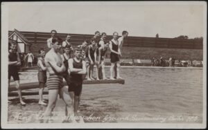 Real Photo - 'King Edward VII Swimming Baths' () - Unused Postcard