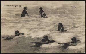 Valentine's - 'Surfing at Muizenberg' (1916) - Postmarked Muizenberg 21-Feb-1916 Valentine's - 'Surfing at Muizenberg' (1916) - Postmarked Muizenberg 21-Feb-1916