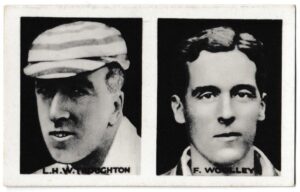 Young Britain - 'Favourite Cricketers' (1922) - Card #13&14 - Troughton & Woolley