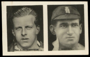 Young Britain - 'Favourite Cricketers' (1922) - #7&8 - Tennyson & Brown